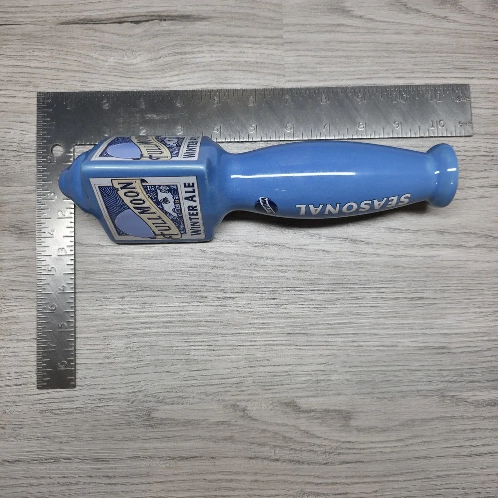 Blue Moon Full Moon Winter Ale Seasonal Porcelain Beer Tap Handle 10